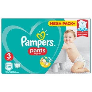 Pampers трусики Pants 3 (6-11 кг) 120 шт. (фото modal nav 2)