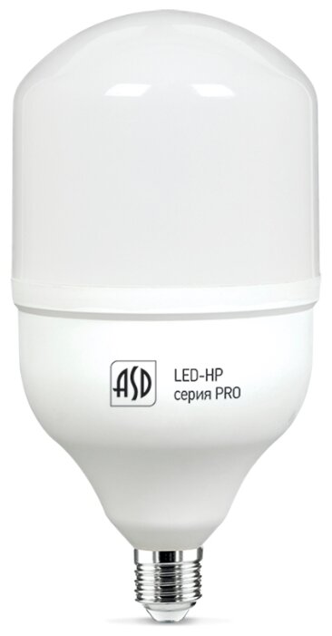 Лампа светодиодная ASD, LED-HP-PRO 30ВТ 230В Е27 4000К 2700ЛМ E27, HP100, 30Вт, 4000К (фото modal 1)