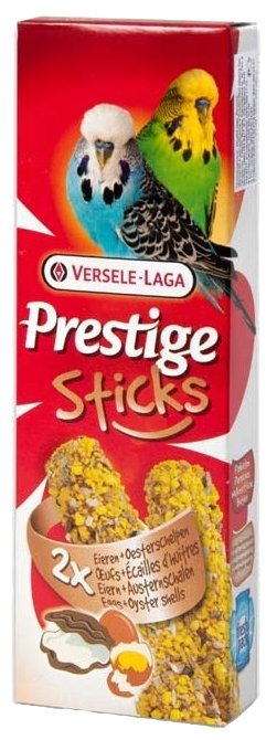Лакомство для волнистых попугаев Versele-Laga с яйцом и ракушечником Prestige (фото modal 1)