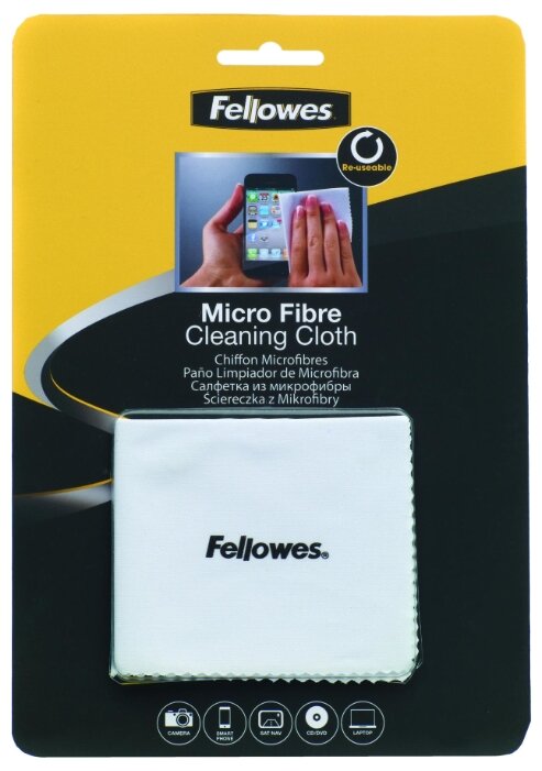 Fellowes Micro Fibre Cleaning Cloth сухая салфетка (фото modal 1)