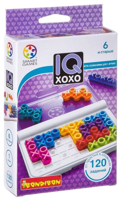 Головоломка BONDIBON Smart Games IQ-XOXO (ВВ1889) (фото modal 1)