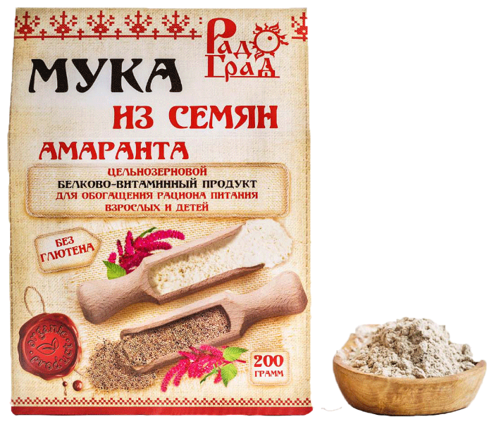 Мука РадоГрад из семян амаранта, 0.2 кг (фото modal 2)