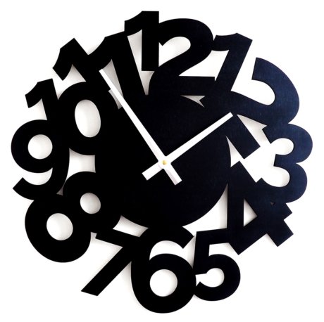 Часы настенные кварцевые Roomton Funk 010/40/BK (фото modal 1)