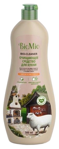 BIO-CLEANER Очищающее средство для кухни с эфирным маслом Апельсина BioMio (фото modal 1)