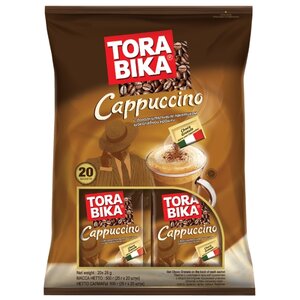 Растворимый кофе Tora bika Cappuccino с шоколадной крошкой, в пакетиках (фото modal nav 1)