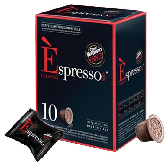 Кофе в капсулах Caffe Vergnano 1982 Espresso Cremoso (10 шт.) (фото modal 1)