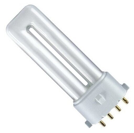Лампа люминесцентная OSRAM, Dulux S/E 11W/827 2G7, T12, 11Вт, 2700К (фото modal 1)