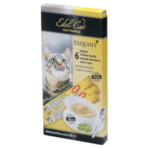Лакомство для кошек Edel Cat Крем-суп с птицей и печенью (фото modal nav 1)