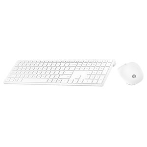 Клавиатура и мышь HP 4CF00AA Wireless Keyboard and Mouse 800 White USB (фото modal nav 1)