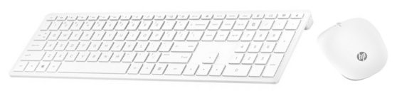 Клавиатура и мышь HP 4CF00AA Wireless Keyboard and Mouse 800 White USB (фото modal 1)