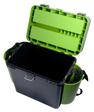 Ящик для рыбалки HELIOS FishBox двухсекционный (19л) 38х25.5х39.5см (фото modal 3)