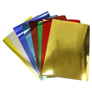 Цветная бумага Металлик bestex, A4, 5 л., 5 цв. (фото modal nav 1)
