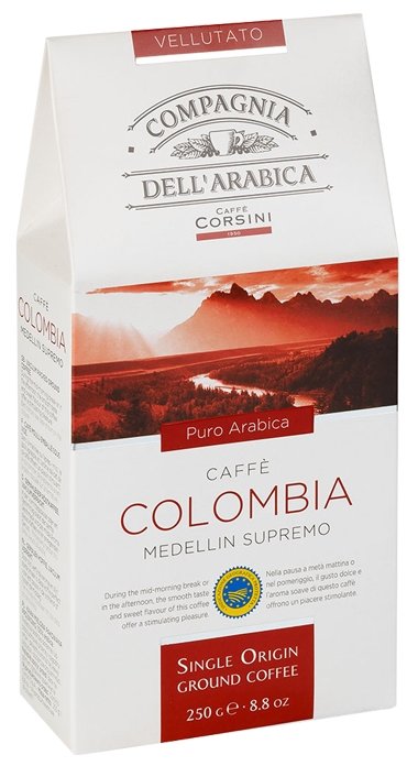 Кофе молотый Compagnia Dell` Arabica Colombia Medellin Supremo (фото modal 1)