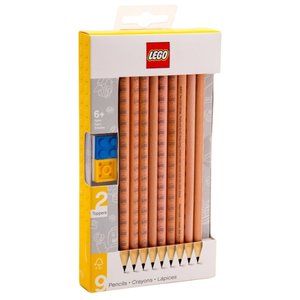 LEGO Набор чернографитных карандашей 9 шт (51504) (фото modal nav 1)