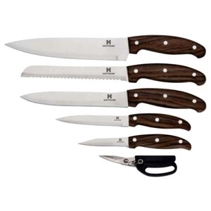 Набор Hoffmann 5 ножей и ножницы с подставкой (фото modal nav 2)