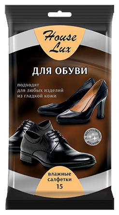 House Lux влажные салфетки для обуви и любых изделий из гладкой кожи (фото modal 1)