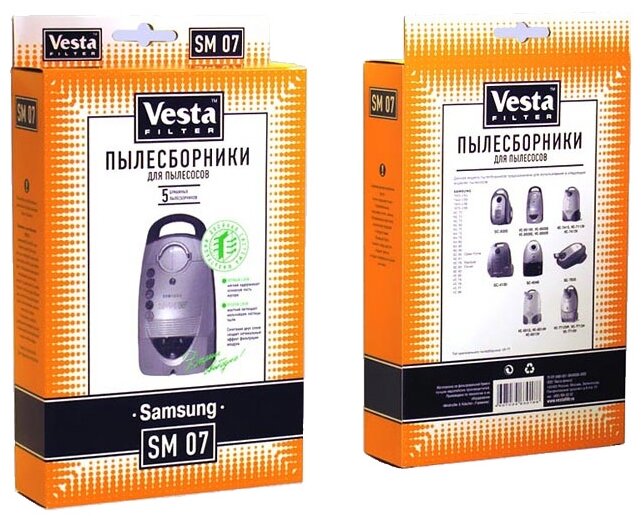 Vesta filter Бумажные пылесборники SM 07 (фото modal 2)