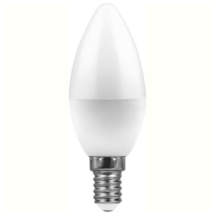 Лампа светодиодная Feron, LB-59 25649 E14, C37, 5Вт, 4000К (фото modal 1)