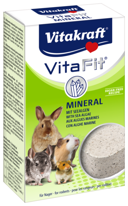 Лакомство для кроликов, грызунов Vitakraft VITA Fit Mineral (фото modal 1)