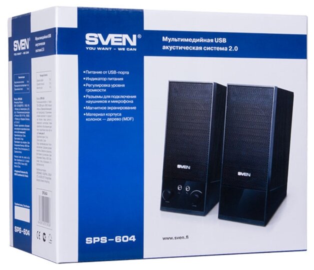 Компьютерная акустика SVEN SPS-604 (фото modal 5)