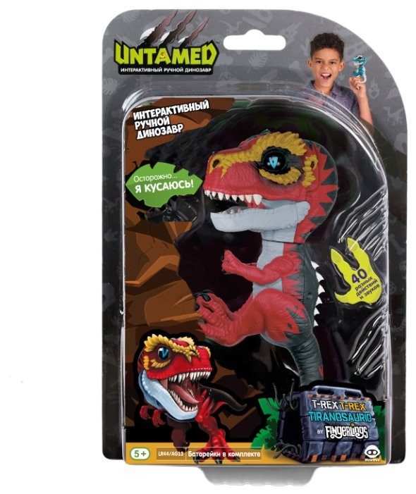 Интерактивная игрушка робот WowWee Fingerlings Untamed T-Rex (фото modal 19)