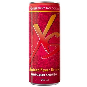Энергетический напиток XS Power Drink Морозная клюква (фото modal nav 1)
