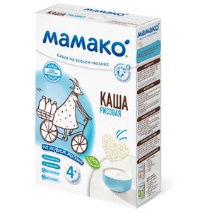 Каша МАМАКО молочная рисовая на козьем молоке (с 4 месяцев) 200 г (фото modal nav 1)