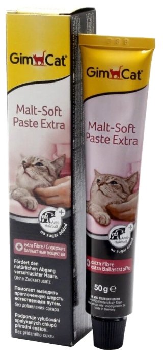 Добавка в корм GimCat Malt-Soft Paste Extra, (фото modal 2)