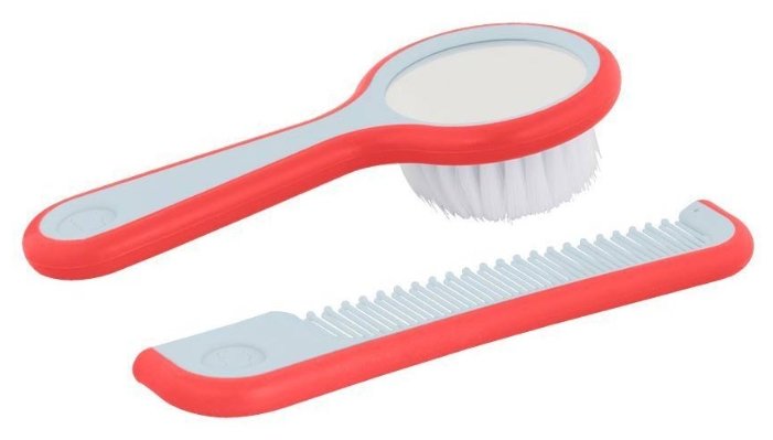 Набор расчесок Bebe confort Brush and comb with mirror (фото modal 1)