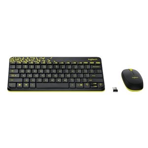 Клавиатура и мышь Logitech MK240 Nano Black-Yellow USB (фото modal nav 2)