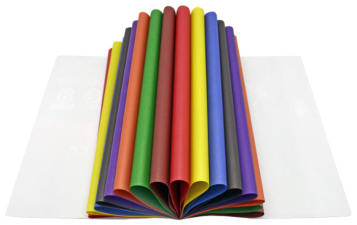 Цветная бумага двусторонняя (в ассортименте) FANCY creative Action!, A4, 16 л., 8 цв. (фото modal 3)