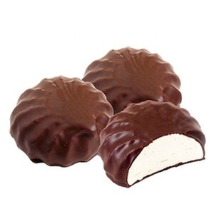 Зефир НЕВА со вкусом сливок в шоколаде 3.5 кг (фото modal nav 1)