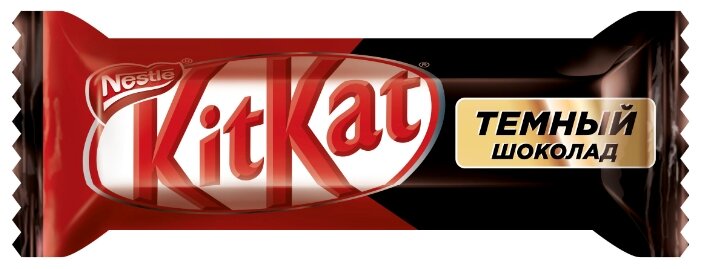 Конфеты KitKat DARK темный шоколад с хрустящей вафлей, коробка (фото modal 3)