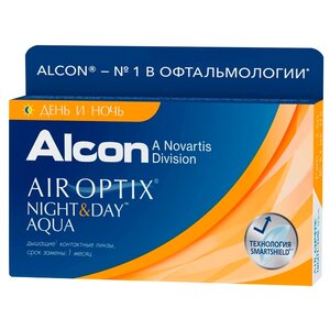 Air Optix (Alcon) Night & Day Aqua (6 линз) (фото modal nav 1)