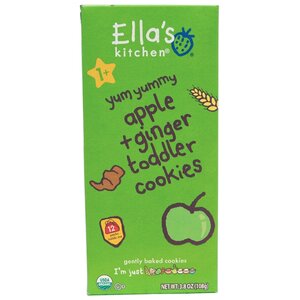 Печенье Ella's Kitchen Yum yummy apple + ginger от 1 года (фото modal nav 1)