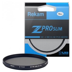 Светофильтр поляризационный круговой Rekam Z Pro Slim CPL MC 72 мм (фото modal nav 2)