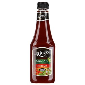 Кетчуп Mr.Ricco Острый organic с перцем чили и чесноком, пластиковая бутылка (фото modal nav 4)
