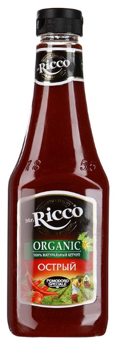 Кетчуп Mr.Ricco Острый organic с перцем чили и чесноком, пластиковая бутылка (фото modal 4)
