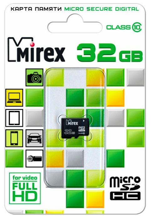 Карта памяти Mirex microSDHC Class 10 (фото modal 1)