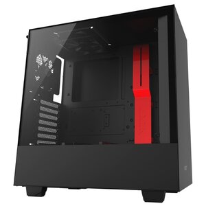 Компьютерный корпус NZXT H500 Black/red (фото modal nav 10)