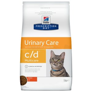 Корм для кошек Hill's (5 кг) Prescription Diet C/D Multicare Feline Chicken dry (фото modal nav 1)