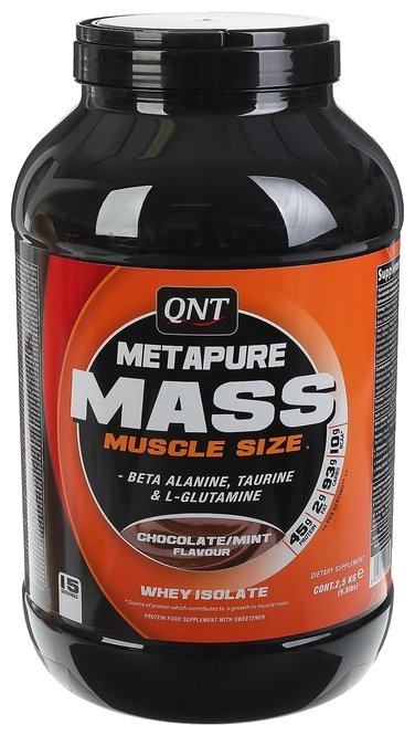Гейнер QNT Metapure Mass (2.5 кг) (фото modal 2)