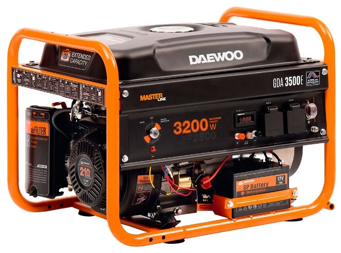 Бензиновая электростанция Daewoo Power Products GDA 3500E (фото modal 1)