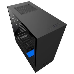 Компьютерный корпус NZXT H500 Black/blue (фото modal nav 2)