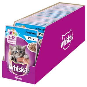 Корм для кошек Whiskas Рагу с лососем для котят (фото modal nav 6)