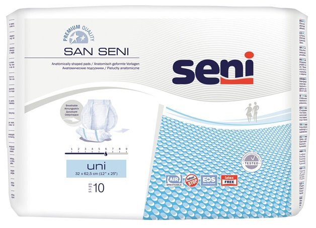 Урологические прокладки Seni San Seni Uni (SE-093-UN10-004) (10 шт.) (фото modal 1)