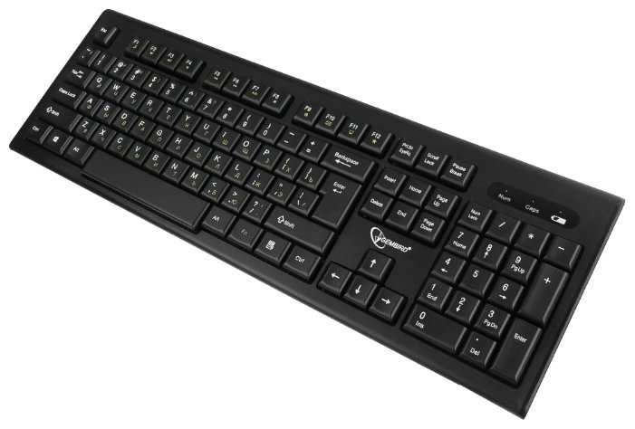 Клавиатура и мышь Gembird KBS-8002 Black USB (фото modal 2)
