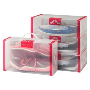 EL CASA Набор коробок для хранения обуви 18х30х10 см (фото modal nav 1)