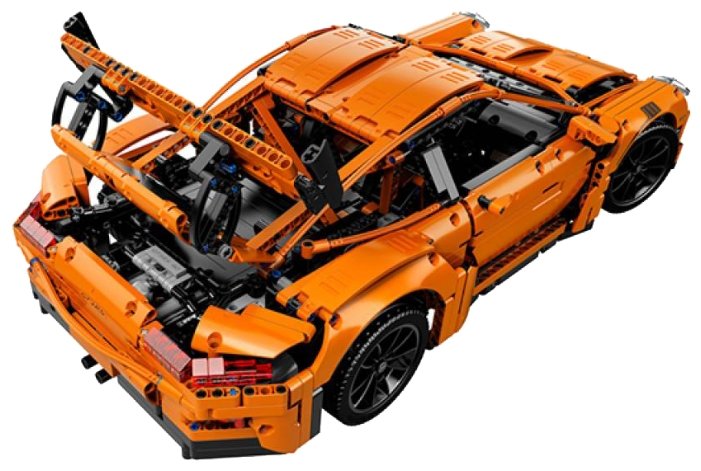 Конструктор Lepin Technican 20001 Porsche 911 GT3 RS orange (фото modal 6)
