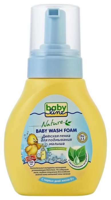 BabyLine Nature Пенка для подмывания малыша (фото modal 1)